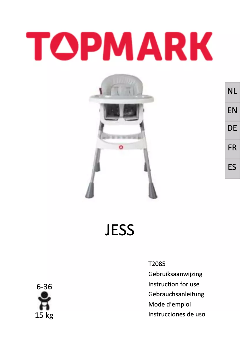 Page 1 de la notice Manuel utilisateur Topmark Jess