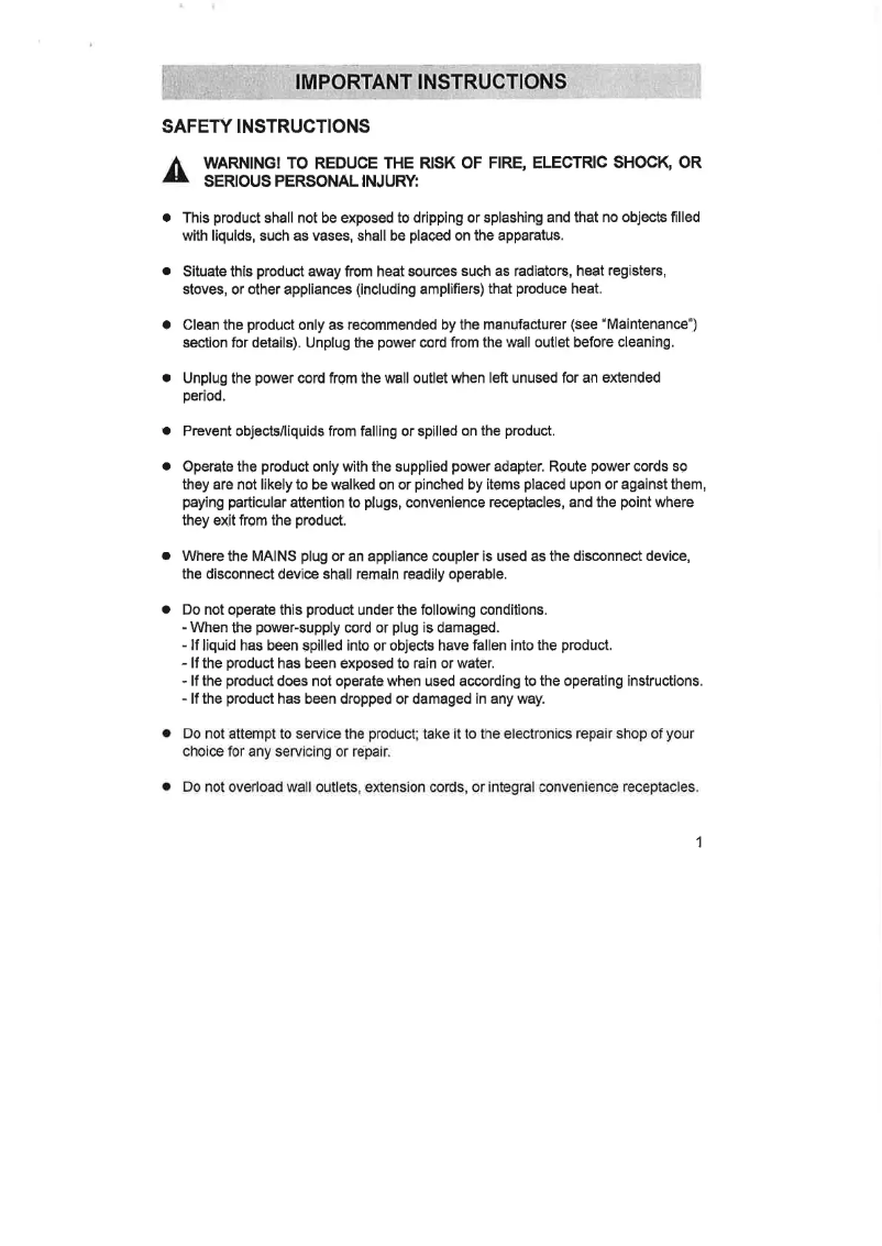 Page 1 de la notice Manuel utilisateur Jay-Tech LED TV JTC 2021D