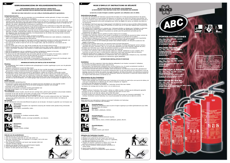 Página 1 del manual Manual de usuario Elro BB2