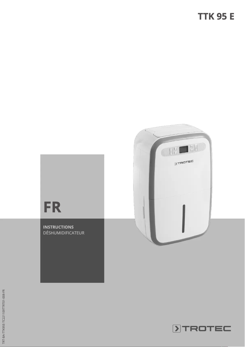 Página 1 del manual Manual de usuario Trotec TTK 95 E