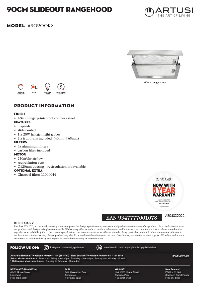 Image de la première page du manuel de l'appareil ASO900RX