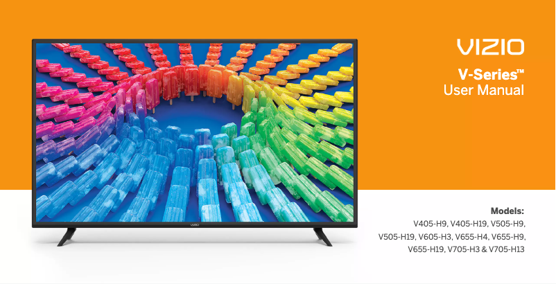Page 1 de la notice Manuel utilisateur VIZIO V655-H19