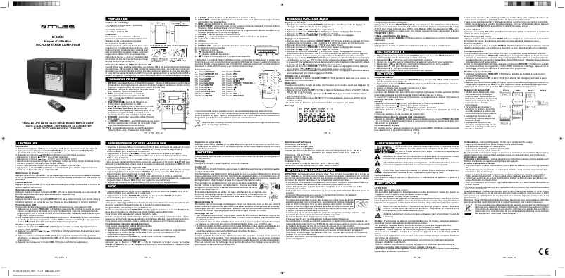 Image de la première page du manuel de l'appareil M-38 CM