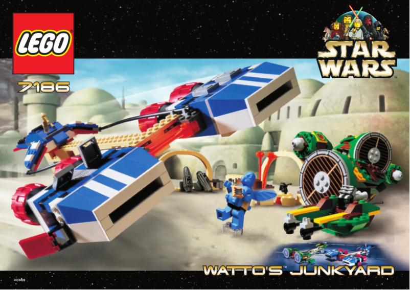Page 1 de la notice Manuel utilisateur Lego Star Wars 7186