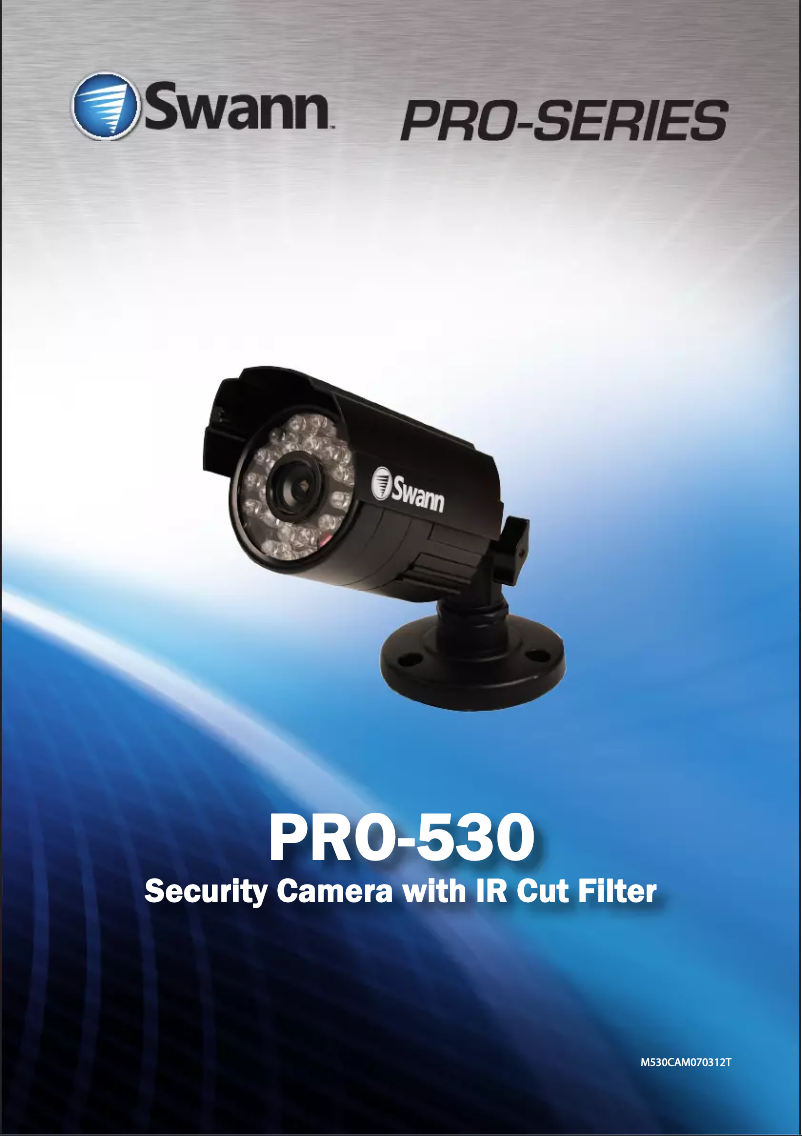 Image de la première page du manuel de l'appareil PRO-530