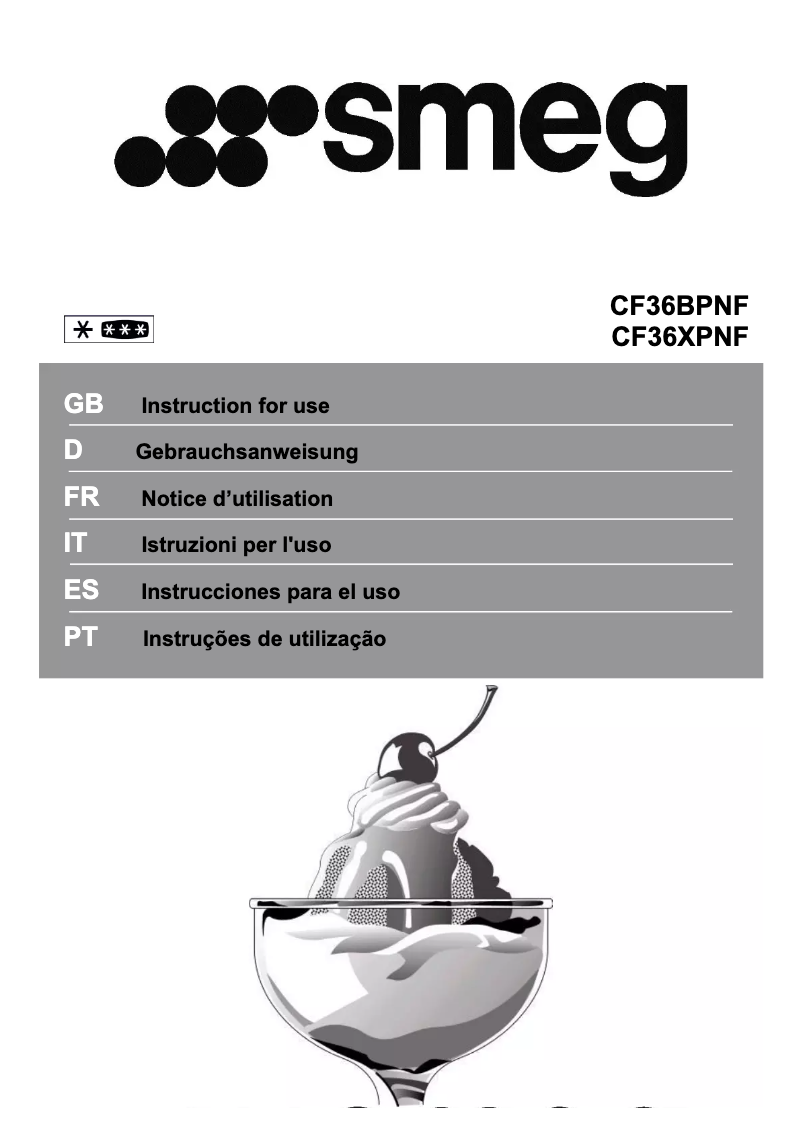 Page n°1 - Manuel utilisateur Smeg CF36XPNF