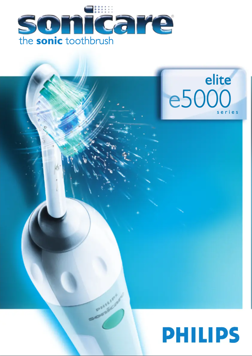 Page n°1 - Manuel utilisateur Philips Sonicare Essence HX5251