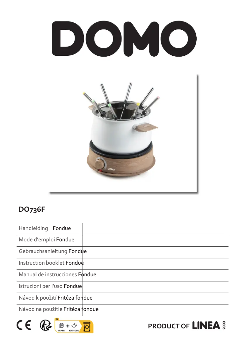 Page 1 de la notice Manuel utilisateur Domo DO736F