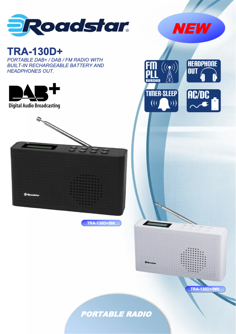 Imagen de la primera página del manual del dispositivo TRA-130D+
