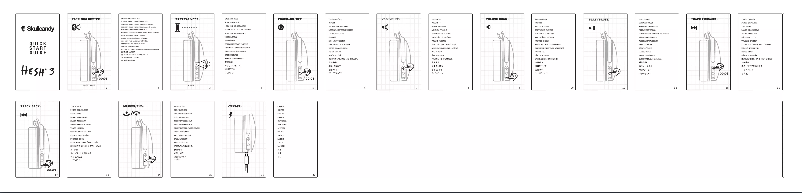 Page 1 de la notice Manuel utilisateur Skullcandy HESH 3