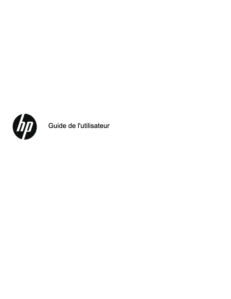 Page 1 de la notice Manuel utilisateur HP V212a