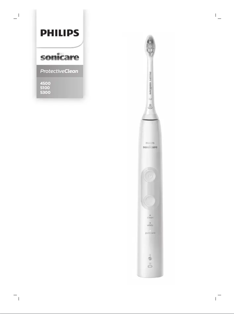 Page 1 de la notice Manuel utilisateur Philips Sonicare ProtectiveClean 5100 HX6859
