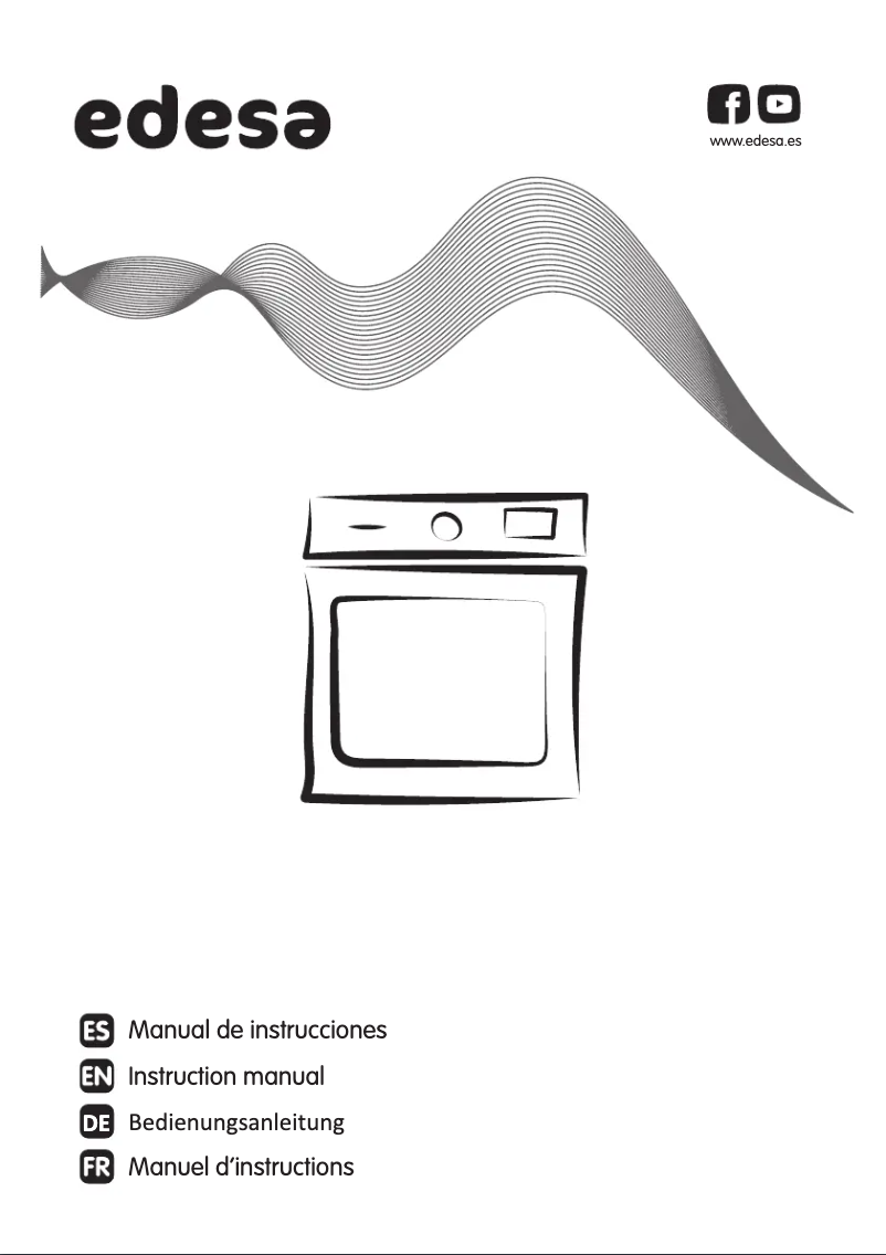 Page 1 de la notice Manuel utilisateur Edesa EOE-7050 WH