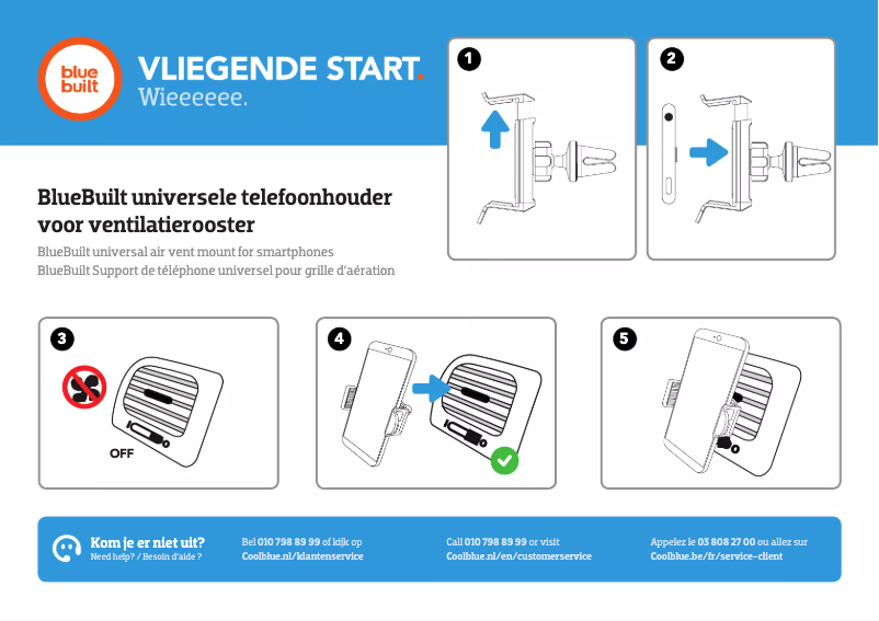 Page 1 de la notice Manuel utilisateur BlueBuilt CBL1131