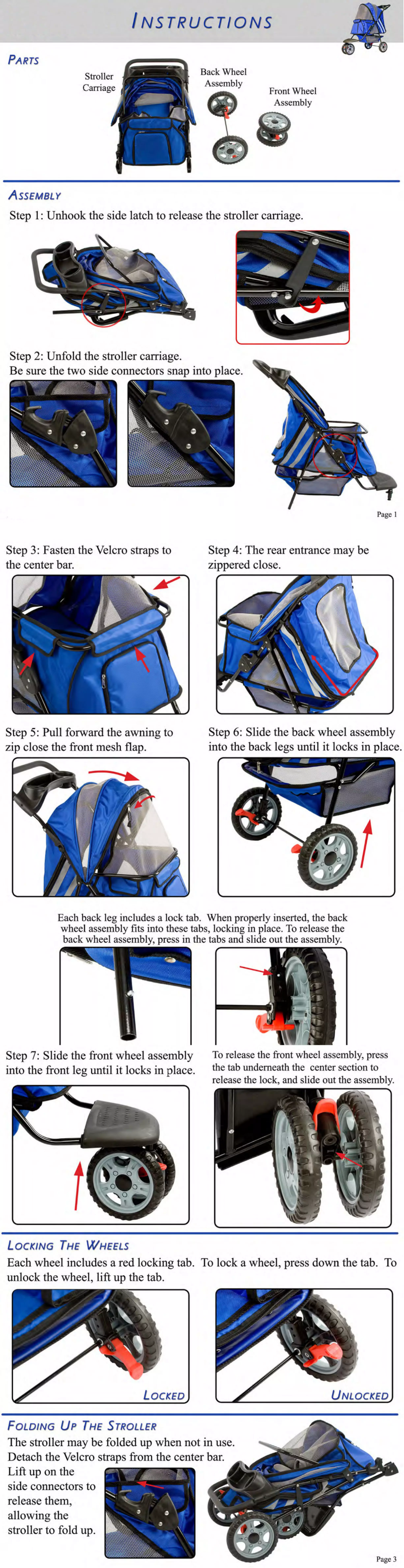 Page n°1 - Manuel utilisateur InnoPet All Terrain IPS-01