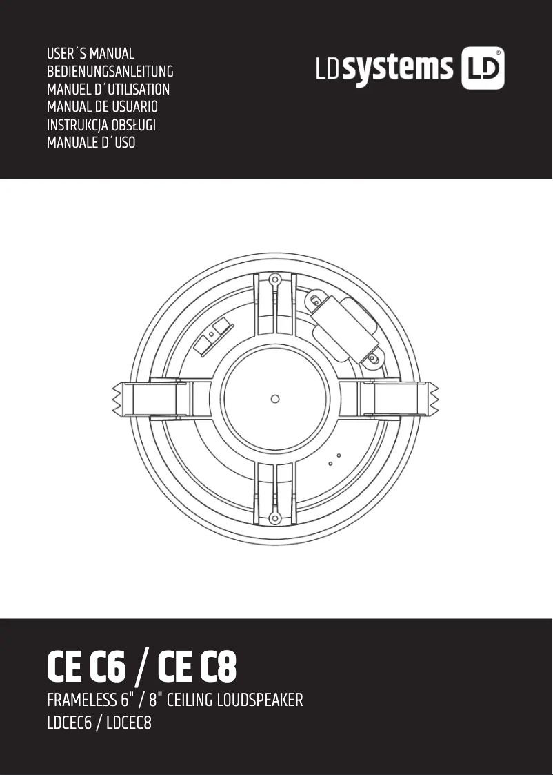 Page n°1 - Manuel utilisateur LD Systems CE C8