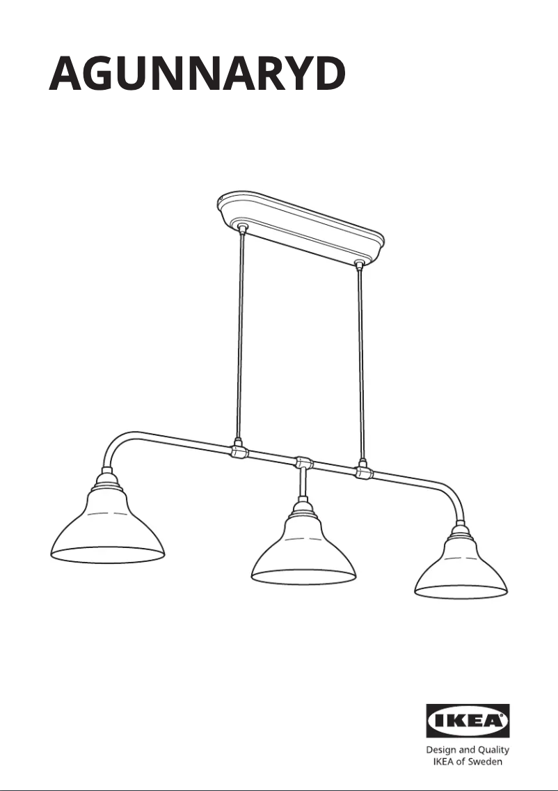 Página 1 del manual Manual de usuario Ikea AGUNNARYD 103.647.78