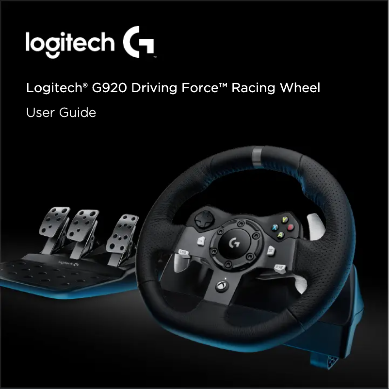 Page 1 de la notice Manuel utilisateur Logitech G920