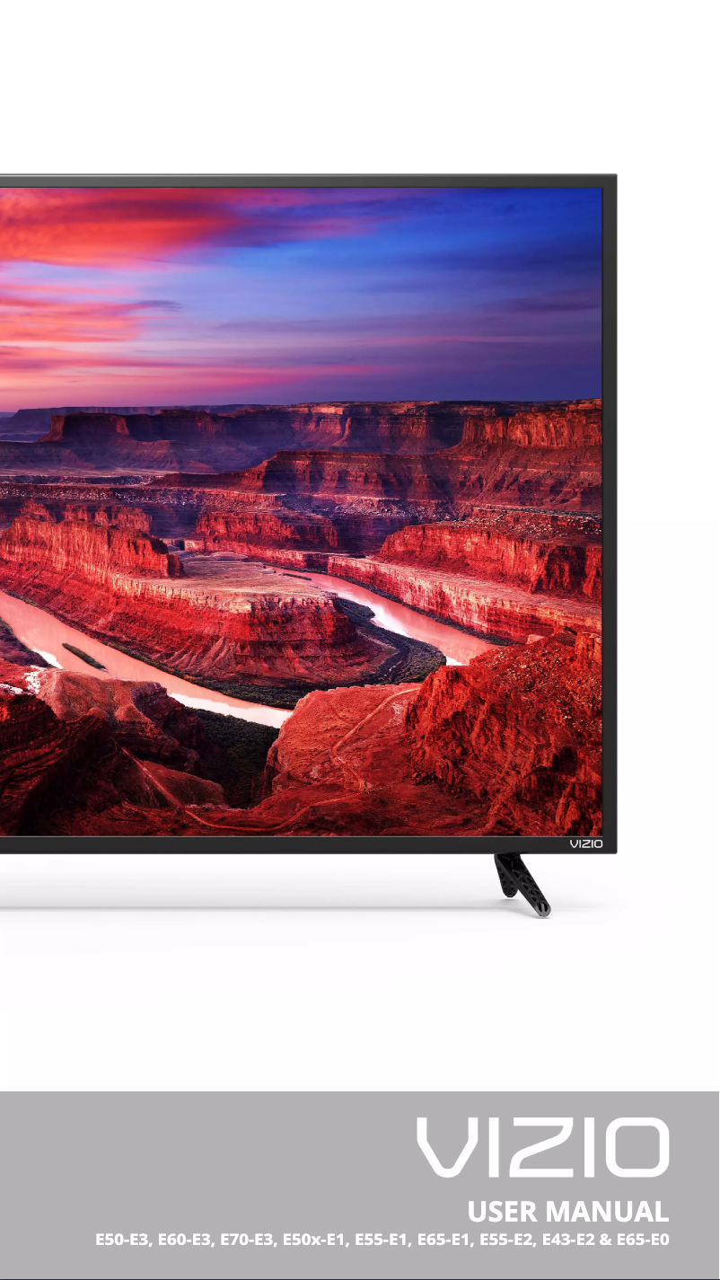 Page 1 de la notice Manuel utilisateur VIZIO E65-E0