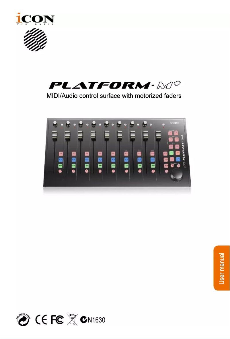 Image de la première page du manuel de l'appareil Platform M+