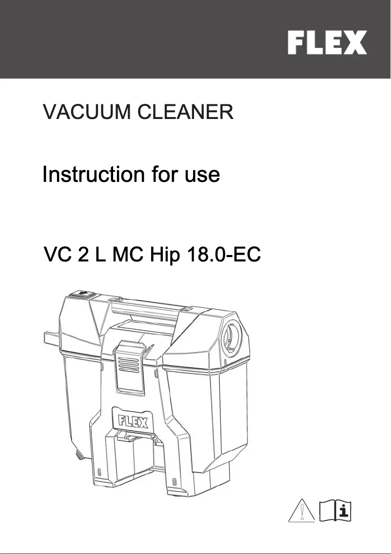 Página 1 del manual Manual de usuario Flex VC 2 L MC Hip 18.0-EC