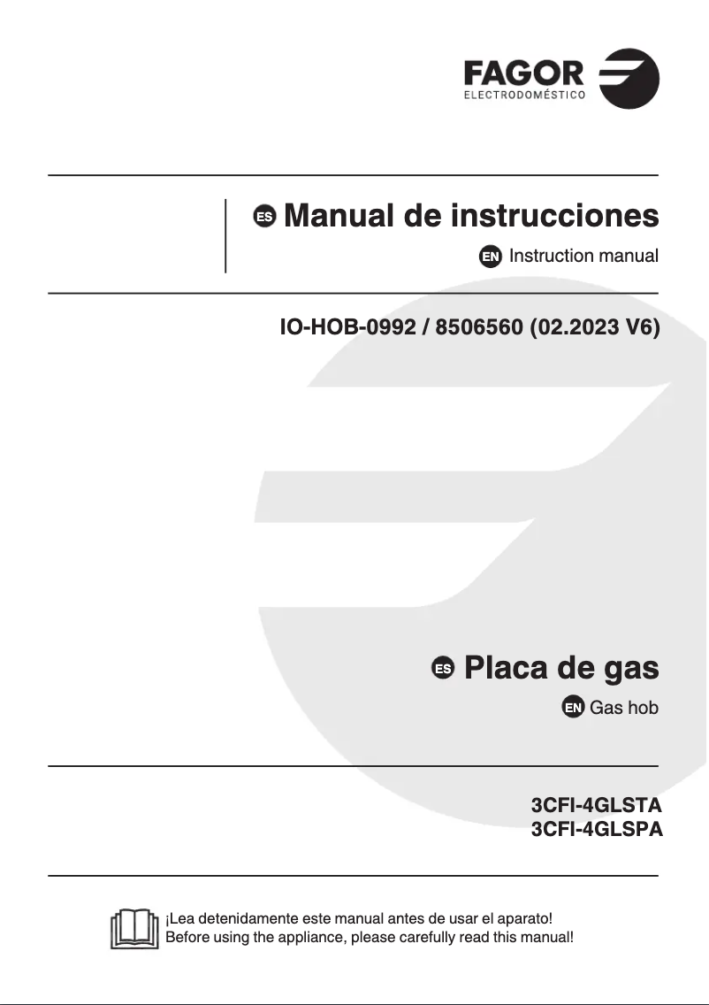 Imagen de la primera página del manual del dispositivo 3CFI-4GLSPA