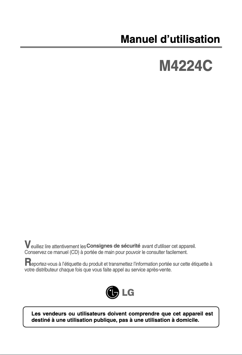 Imagen de la primera página del manual del dispositivo M4224CCBA