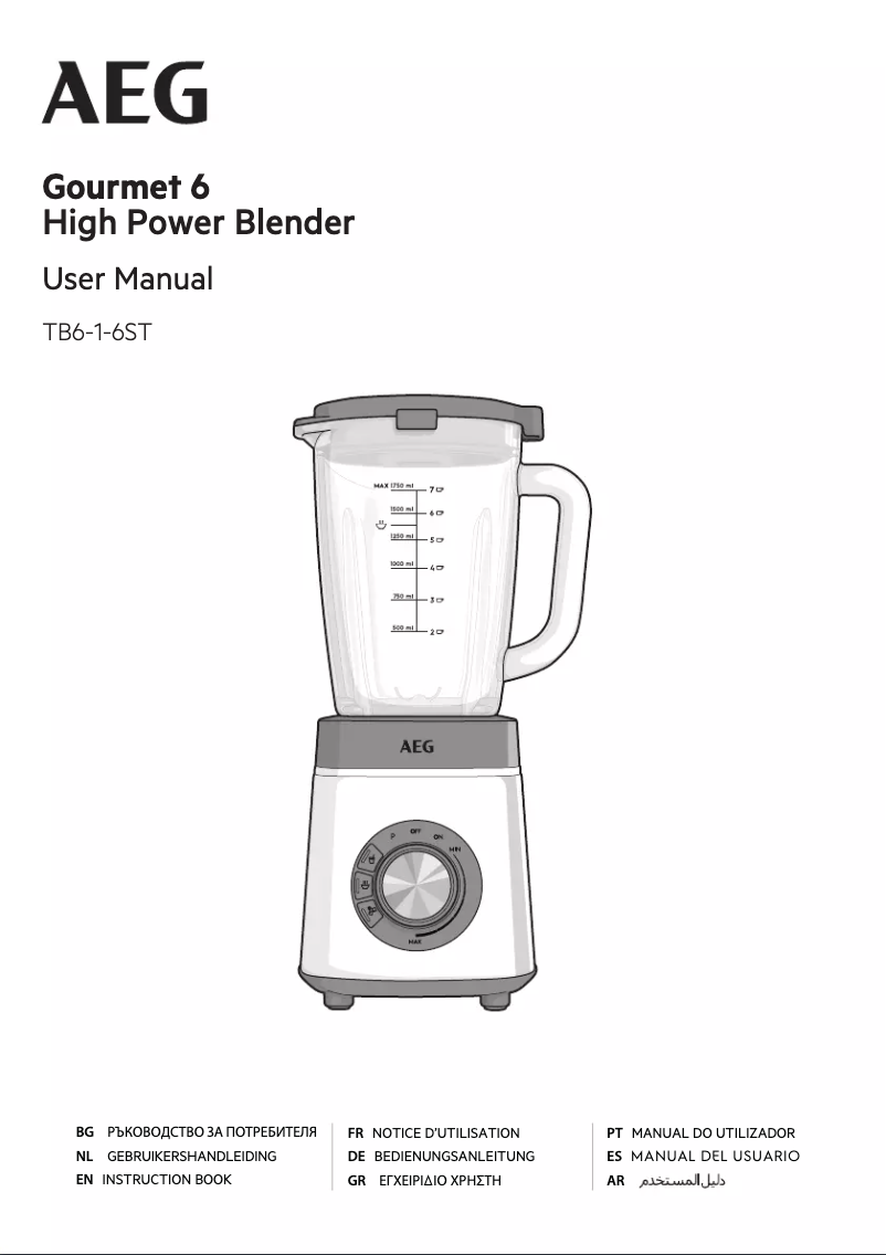 Image de la première page du manuel de l'appareil Gourmet 6 TB6-1-6ST