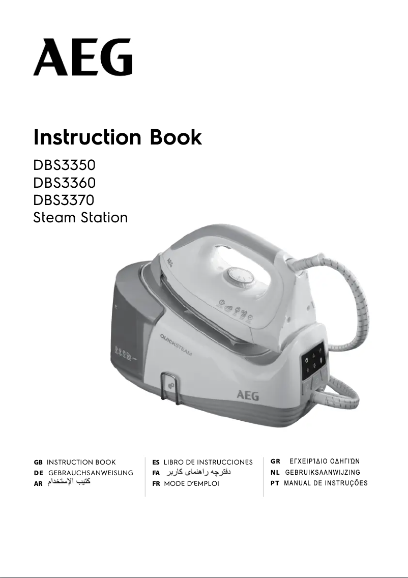 Página 1 del manual Manual de usuario AEG DBS3370