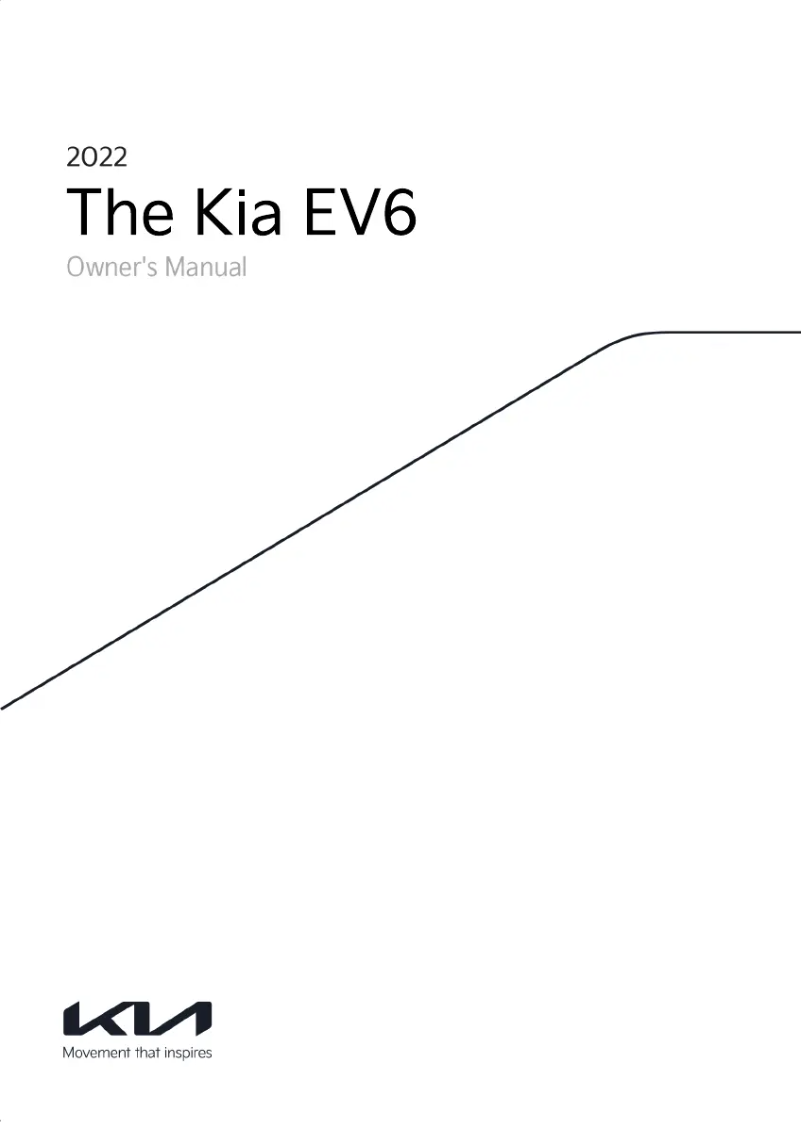 Page 1 de la notice Manuel utilisateur Kia EV6 (2022)