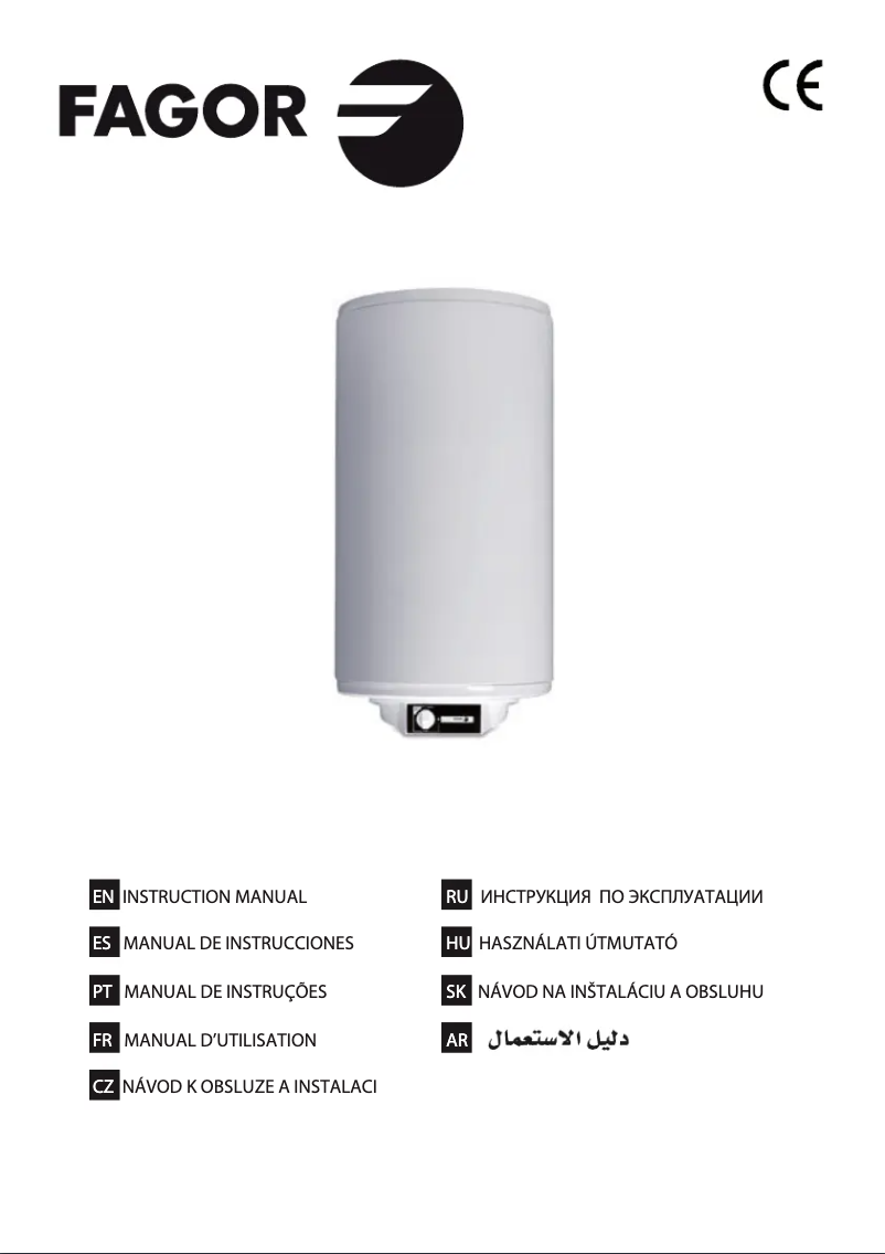 Página 1 del manual Manual de usuario Fagor MS-80 ECO