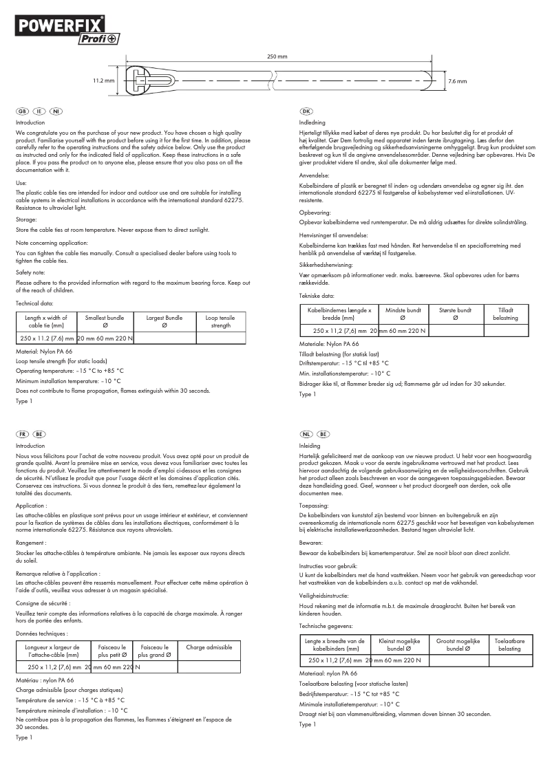 Página 1 del manual Manual de usuario Powerfix HG00446