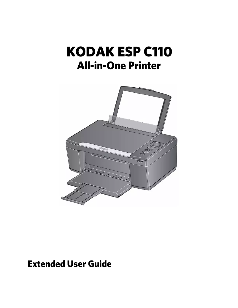 Page 1 de la notice Manuel utilisateur Kodak ESP C110