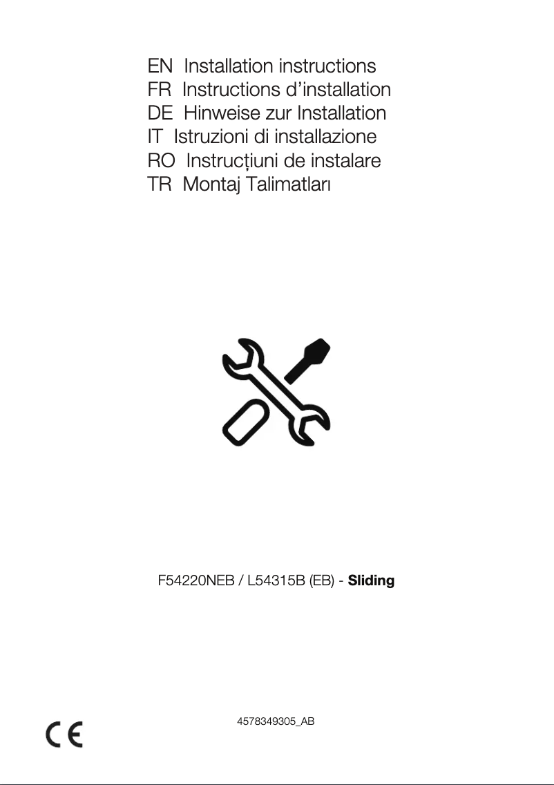 Page 1 de la notice Instructions / montage Grundig GFNI12430N