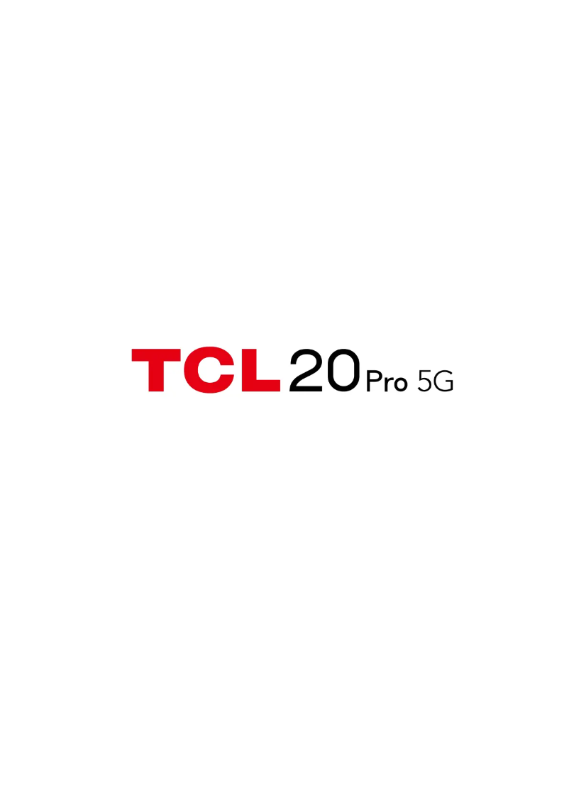 Image de la première page du manuel de l'appareil 20 PRO 5G