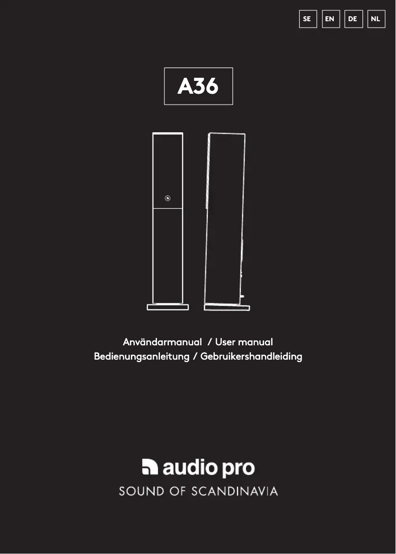 Image de la première page du manuel de l'appareil A36