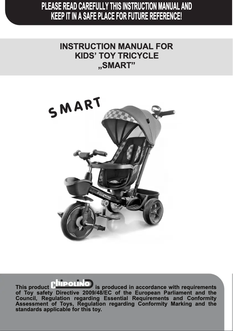 Page 1 de la notice Manuel utilisateur Chipolino Smart