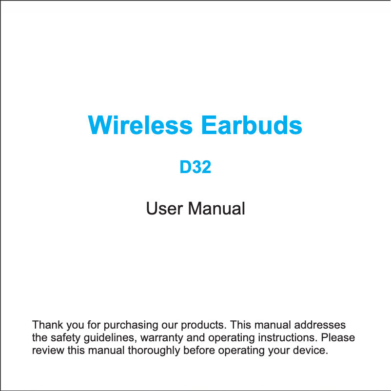 Page 1 de la notice Manuel utilisateur Letscom D32