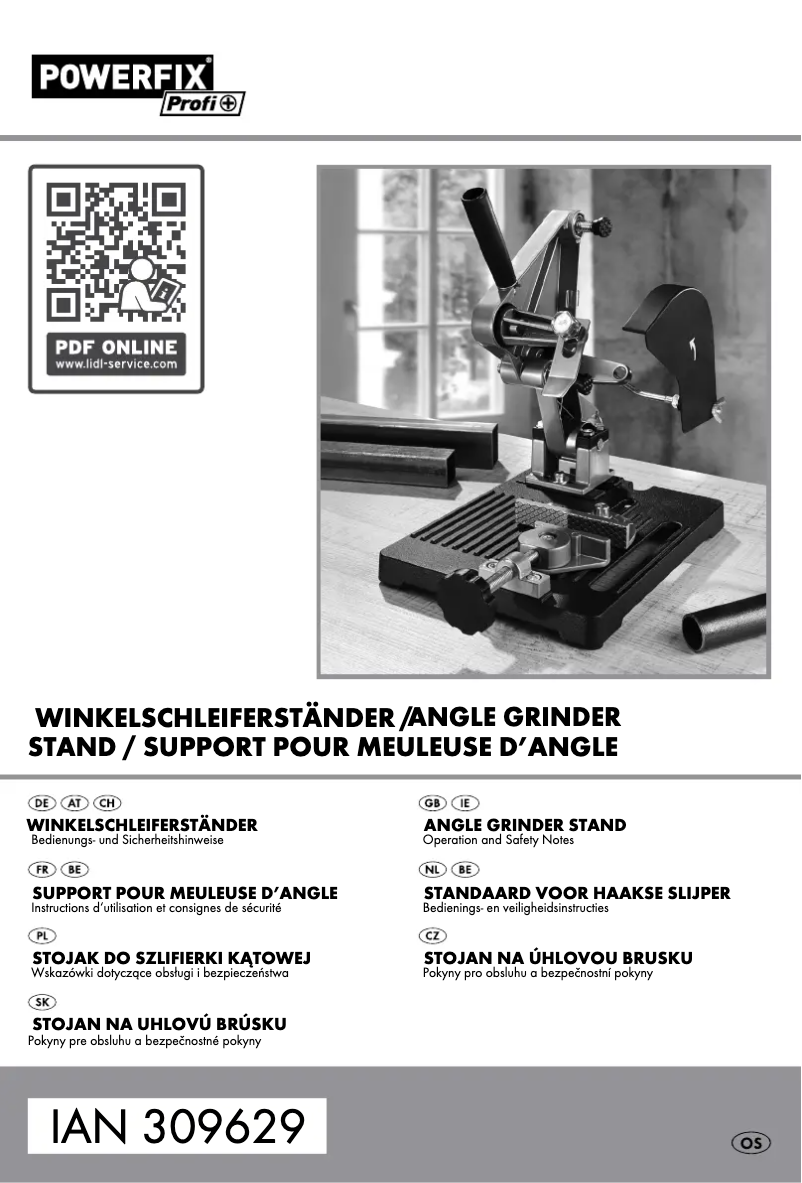 Page 1 de la notice Manuel utilisateur Powerfix Z31780