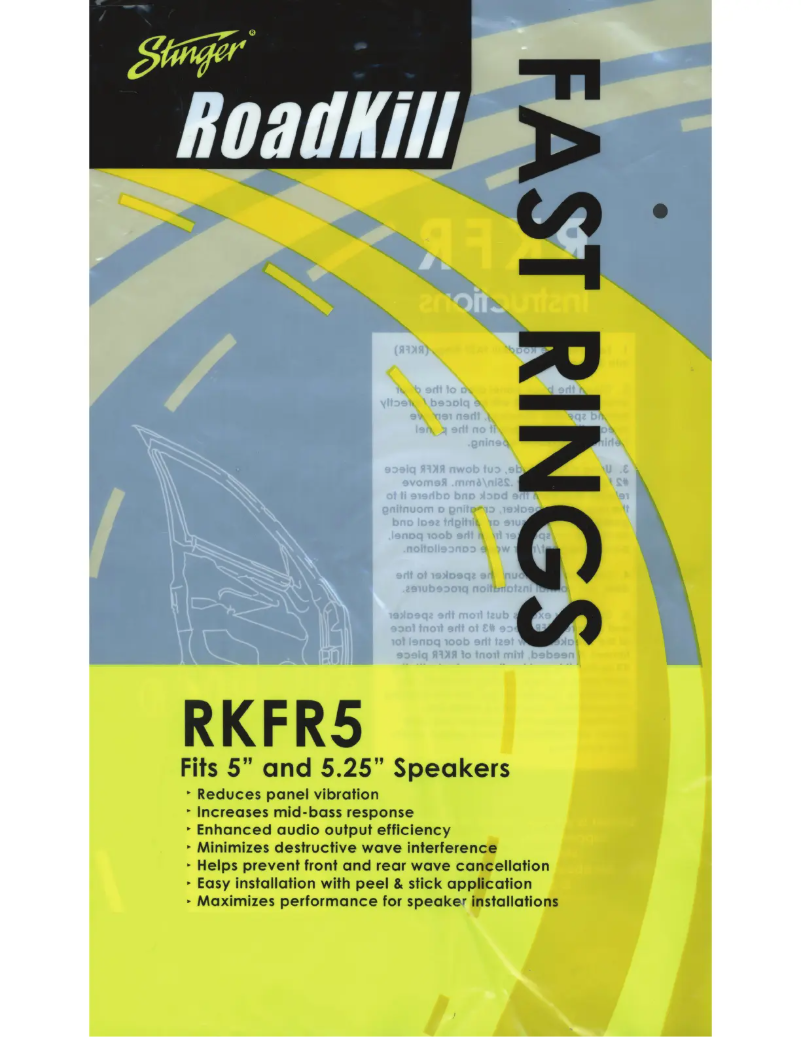 Page n°1 - Manuel utilisateur Stinger Roadkill RFKR5