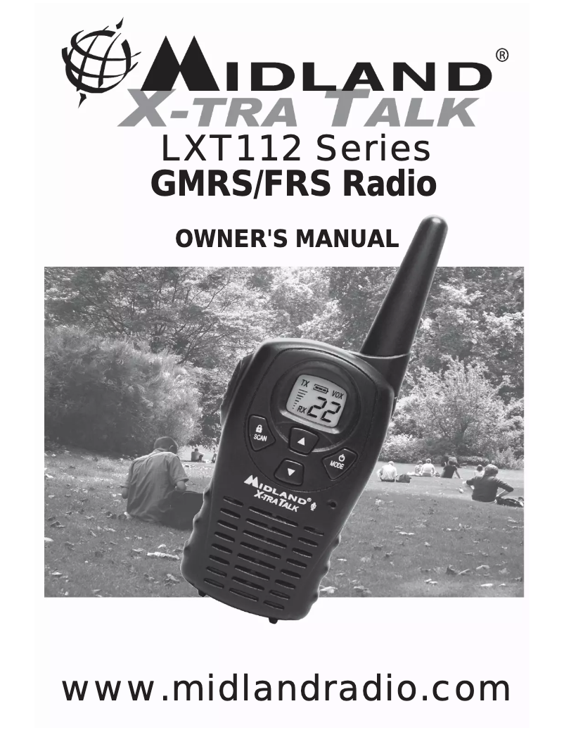Page n°1 - Manuel utilisateur Midland LXT112VP