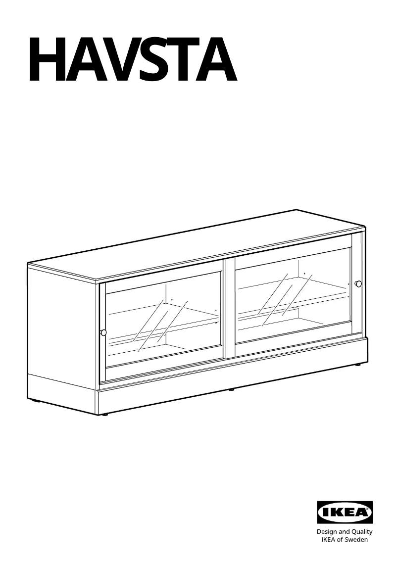 Image de la première page du manuel de l'appareil HAVSTA 105.426.86