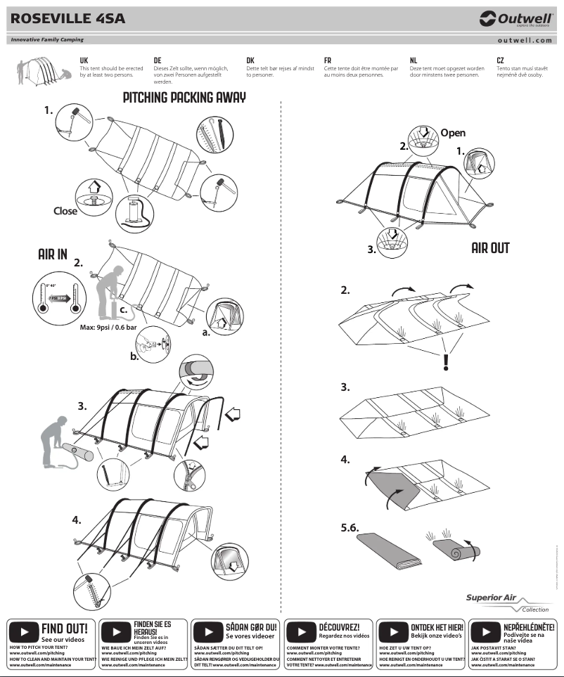 Image de la première page du manuel de l'appareil Mountain Lake 5ATC