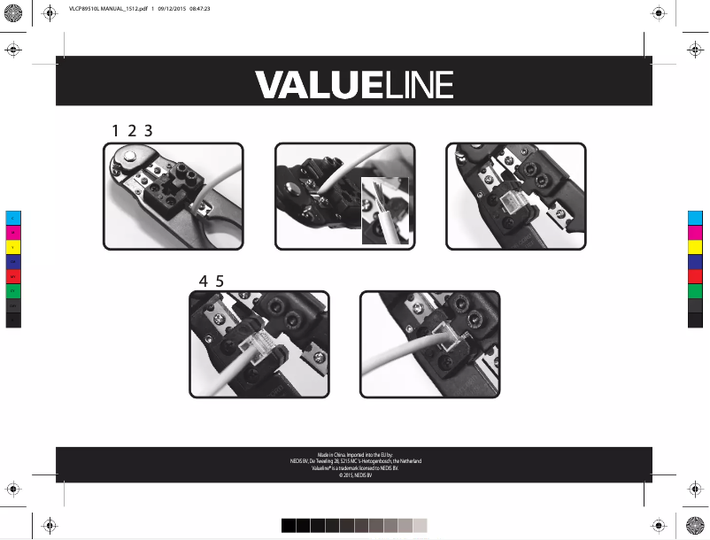 Page 1 de la notice Manuel utilisateur Valueline VLCP89510L