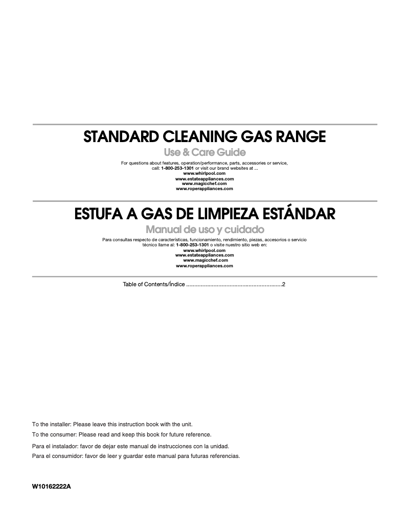 Image de la première page du manuel de l'appareil TGP305TQ