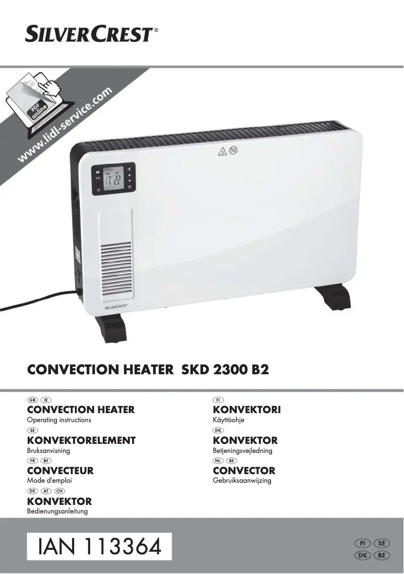 Image de la première page du manuel de l'appareil SKD 2300 C3