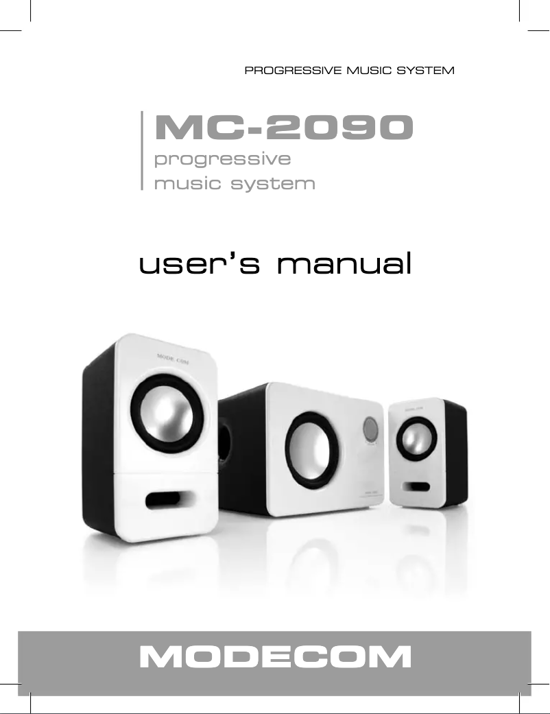 Page 1 de la notice Manuel utilisateur ModeCom MC-2090 Barbie