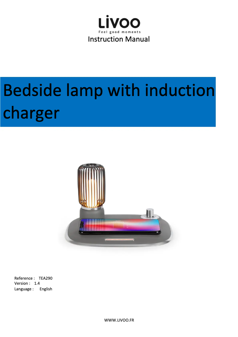 Page 1 de la notice Manuel utilisateur Livoo TEA290