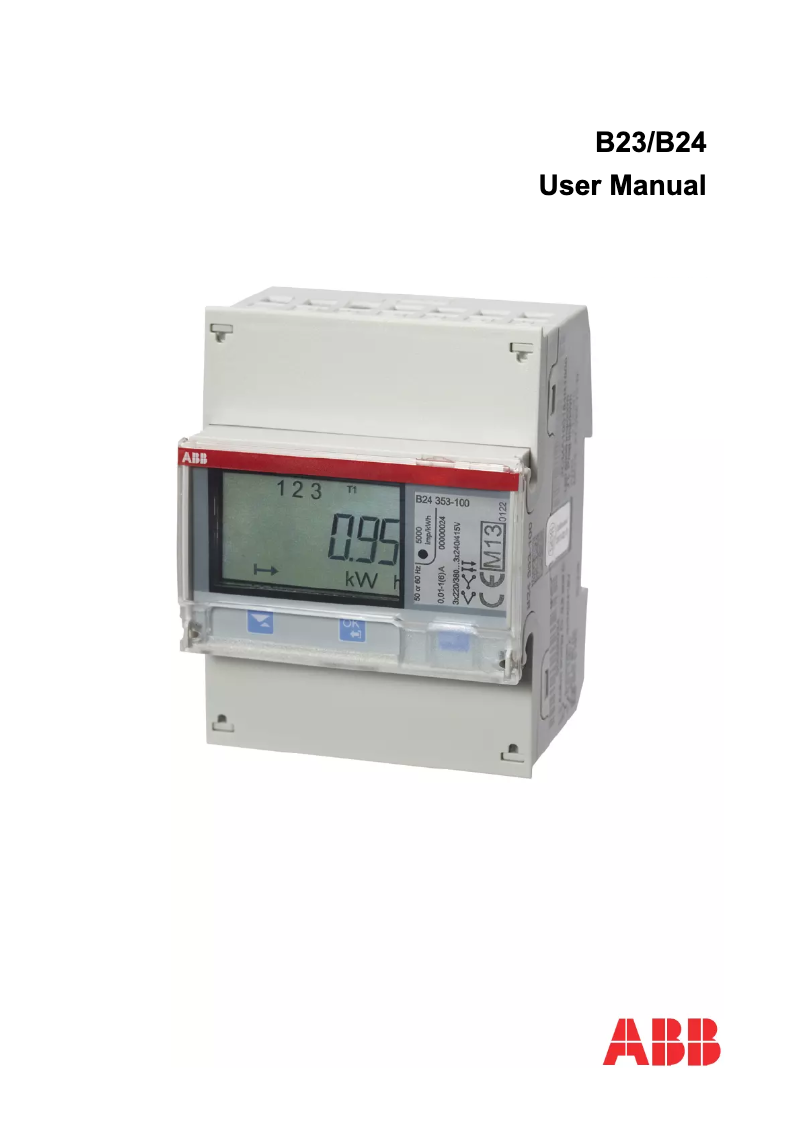 Page 1 de la notice Manuel utilisateur ABB B24 212-600