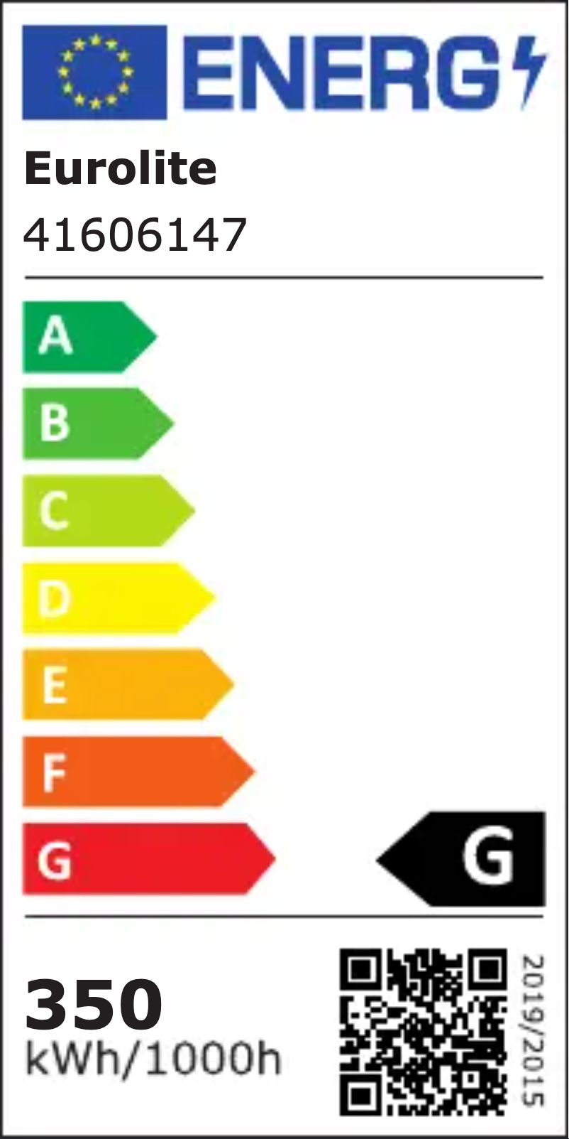Page n°1 - Label énergétique Eurolite Audience Blinder 4x100W LED COB CW/WW